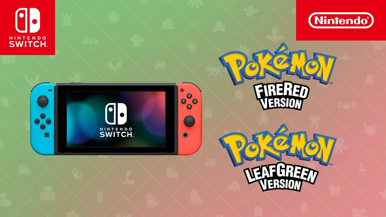 Pokémon FireRed & LeafGreen Coming to Nintendo Switch, February 27th